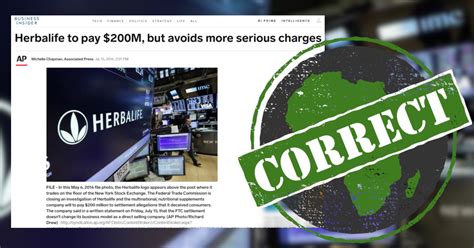 Herbalife Paid a $200 Million Fine. Then the FTC Screwed it Up.